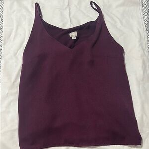 A New Day Purple Sleeveless Fitted Camisole